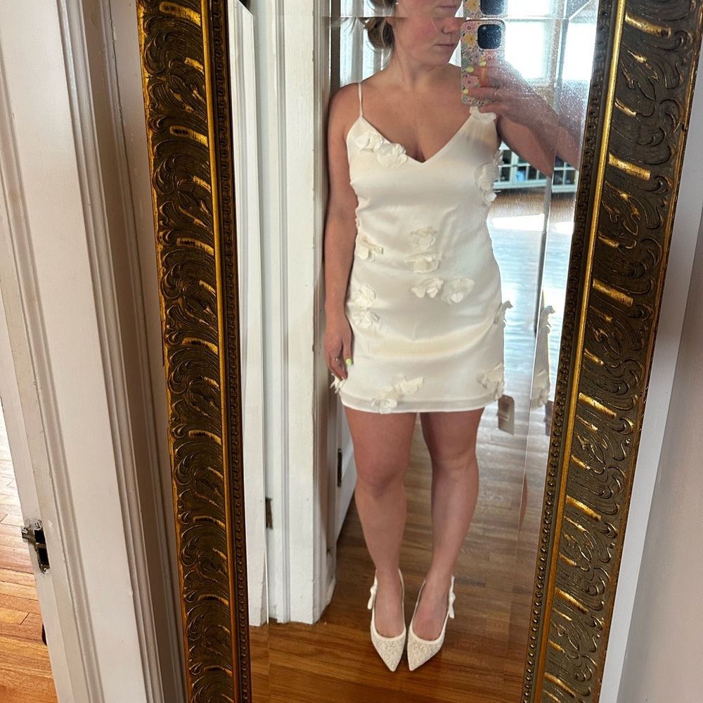 Abercrombie & Fitch White Floral Mini Dress